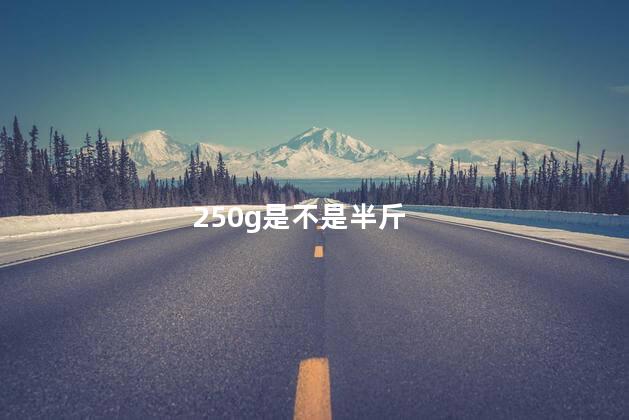 250g是不是半斤