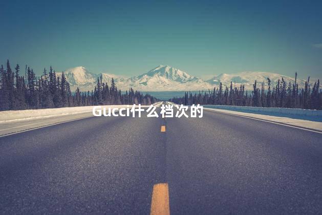 Gucci什么档次的