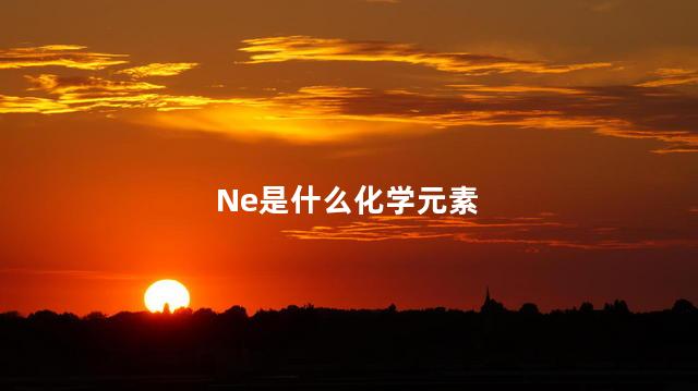 Ne是什么化学元素