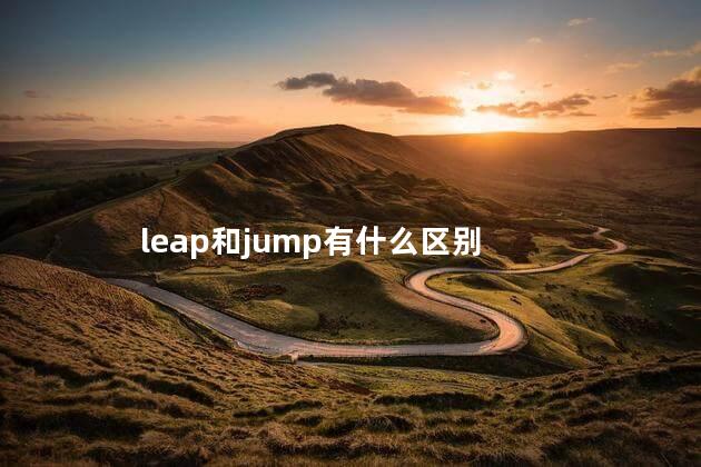 leap和jump有什么区别
