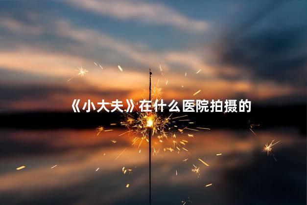 《小大夫》在什么医院拍摄的