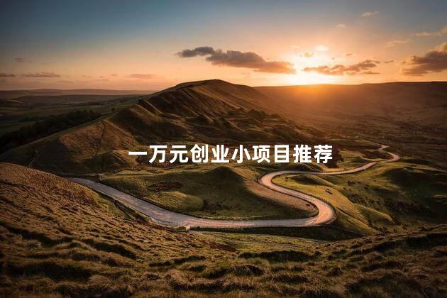 一万元创业小项目推荐