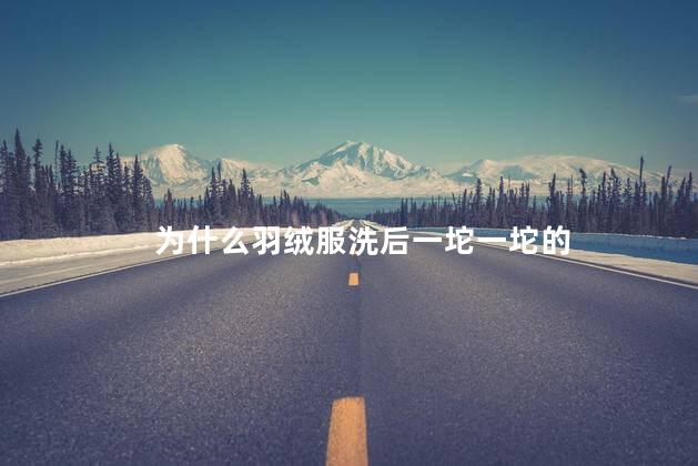 为什么羽绒服洗后一坨一坨的