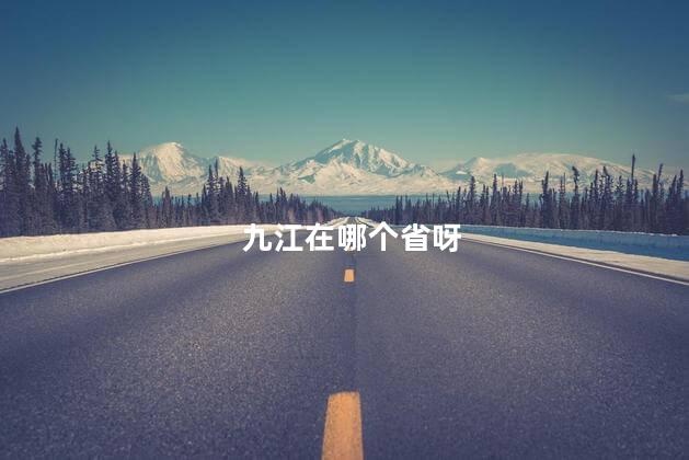 九江在哪个省呀