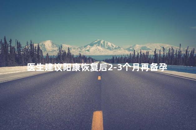 医生建议阳康恢复后2-3个月再备孕