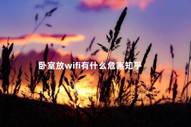 卧室放wifi有什么危害知乎