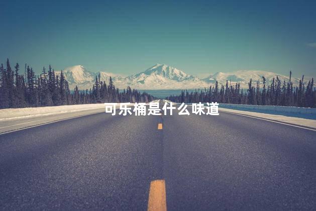 可乐桶是什么味道