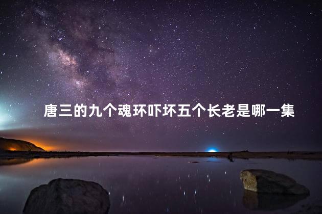 唐三的九个魂环吓坏五个长老是哪一集