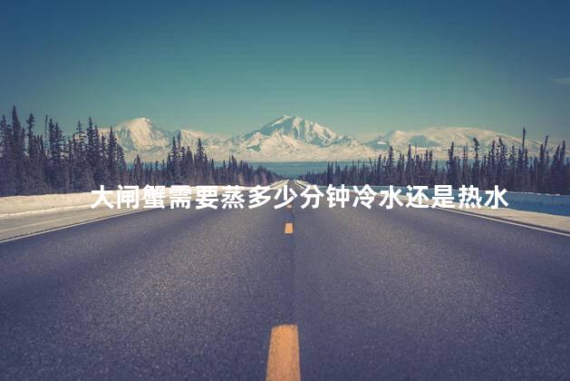 大闸蟹需要蒸多少分钟冷水还是热水