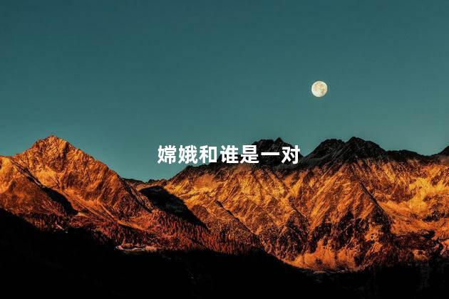 嫦娥和谁是一对