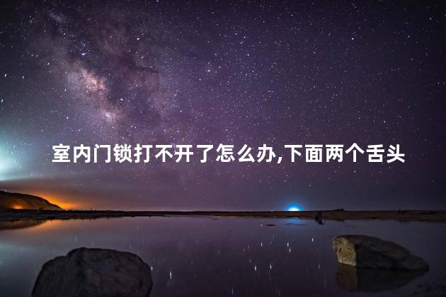 室内门锁打不开了怎么办,下面两个舌头不动