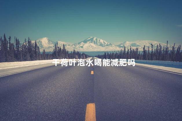 干荷叶泡水喝能减肥吗