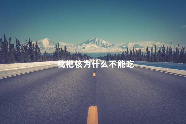 枇杷核为什么不能吃