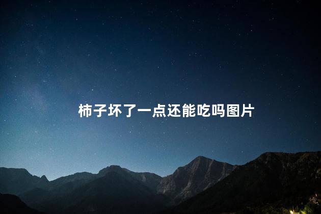 柿子坏了一点还能吃吗图片