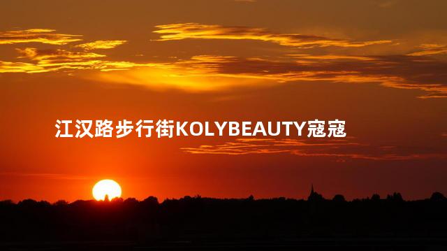 江汉路步行街KOLYBEAUTY寇寇美甲美容美睫韩式定妆店做角蛋白翘睫术