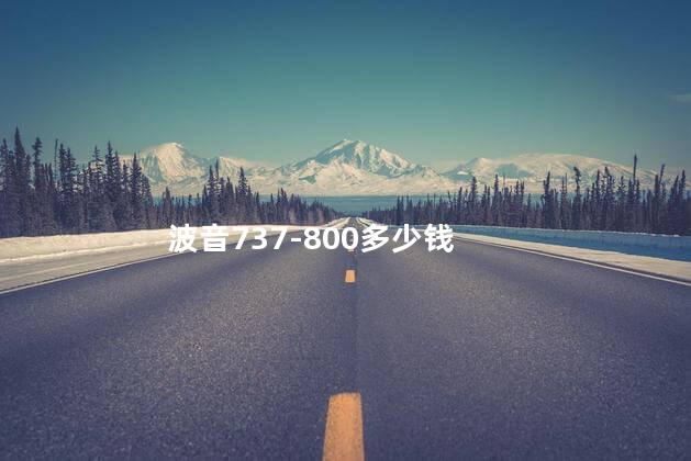 波音737-800多少钱