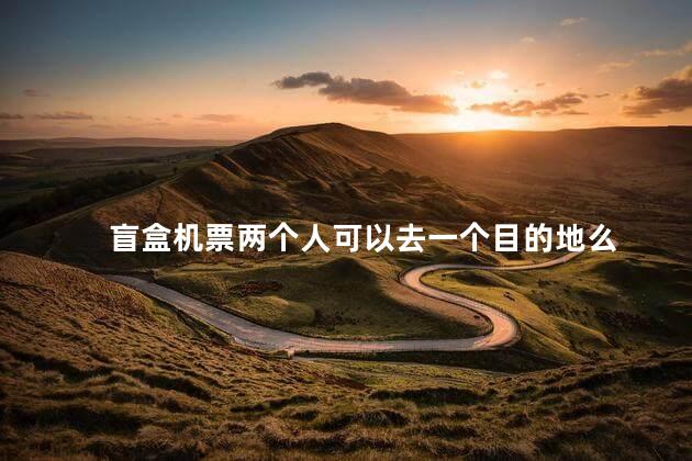 盲盒机票两个人可以去一个目的地么
