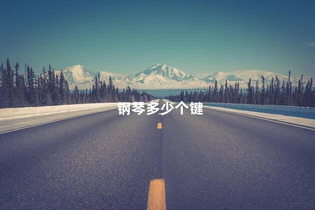 钢琴多少个键